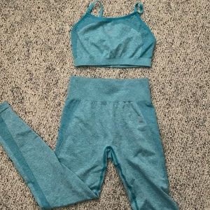 Gym Shark Flex High Waisted Leggings and Sports Bra Two-Piece Set